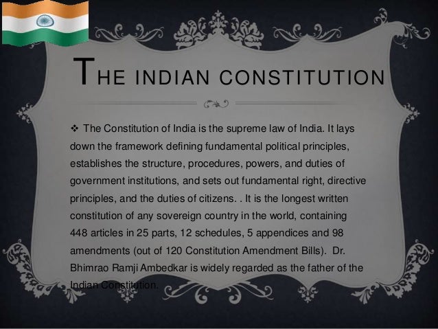constitution of india ppt